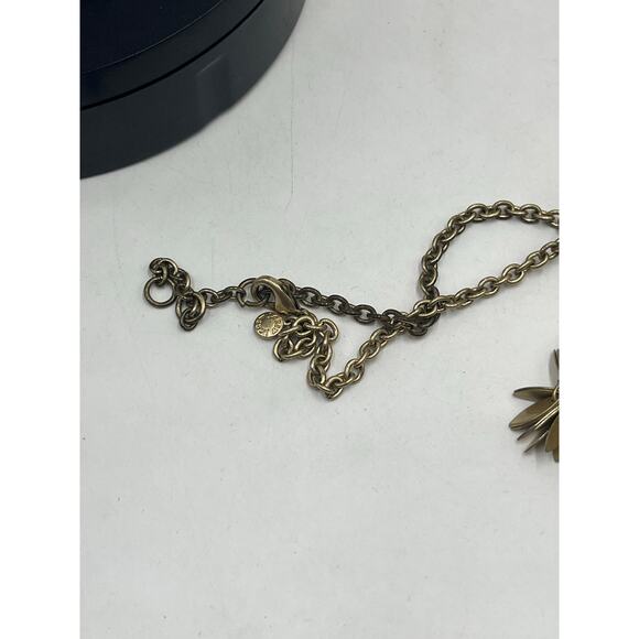 J. Crew Crystal Bouquet Glass Cubic Zirconia Metal Dangle Accents Necklace - Picture 7 of 11